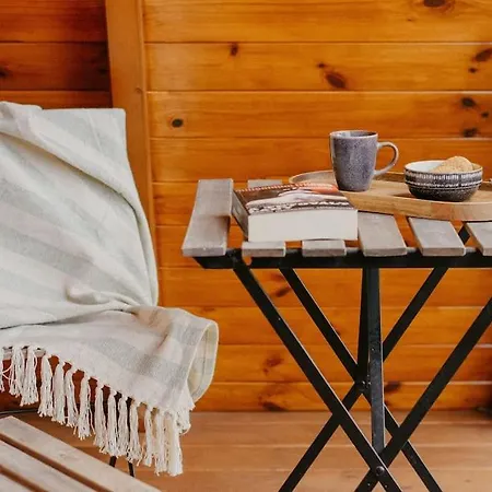 Alpesi faház Nyaktekercs Wood - Hot Tub *